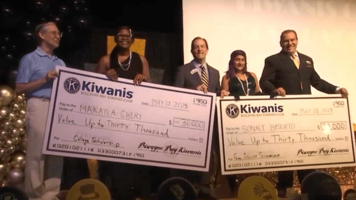 Thousands in scholarships given to students at Booker T. Washington High School in Miami