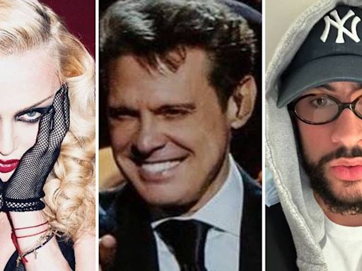 Madonna, Luis Miguel y Bad Bunny encabezan la lista de giras más exitosas