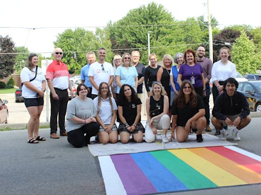 Strathroy Hospital Celebrates Inclusivity with New Pride Crosswalk