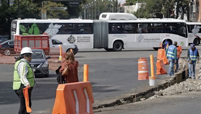 Comienzan preparativos en el Bulevar 5 de Mayo para desfile de la Batalla de Puebla