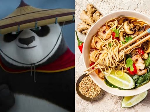 Sopa de fideos Kung Fu Panda