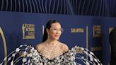 Ali Wong Is Taking Up All the Space in This 3-D Gown at the 2024 SAG Awards