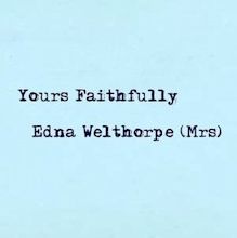 Yours Faithfully, Edna Welthorpe (Mrs) - Rotten Tomatoes