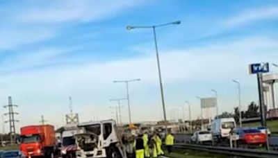 Otro choque fatal de un camión en la Panamericana: un muerto