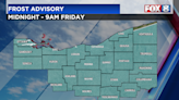 Frost advisory tonight; warmup continues this week