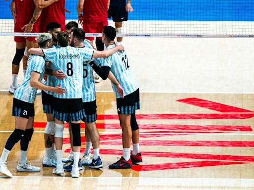 A qué hora juega Argentina vs. Eslovenia, por la Nations League de vóley 2024