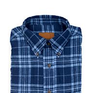 A casual shirt made of soft, warm flannel fabric Long sleeves and a button-down front Available in plaid or check patterns Popular for its cozy and rugged style