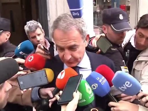 Zapatero: "Estoy muy satisfecho, esperaba esto del presidente del Gobierno que ha acertado"