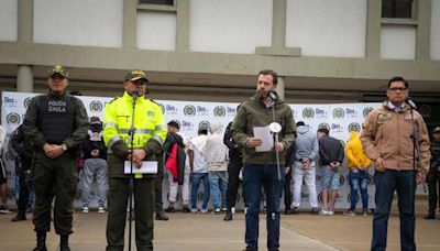 Capturan a 20 integrantes de la banda delincuencial ‘Tren de Aragua’ en Bogotá