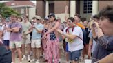 Fraternity says it removed member for ‘racist actions’ during Mississippi campus protest