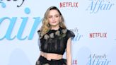 Joey King Wore the Dreamiest transparent, Flower-Filled Dress to the 'A Family Affair' Premiere