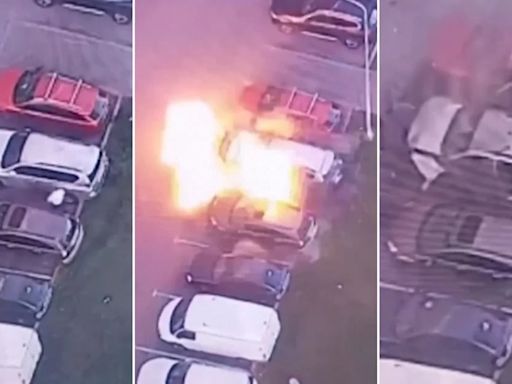 Un atentado con coche bomba dejó dos heridos en Moscú: así fue la explosión