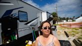 'It's like a war': FMB resident living in trailer shares Ian struggles as town braces