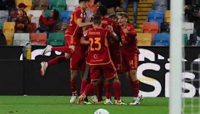 La Roma se impone por 2-1 al Udinese