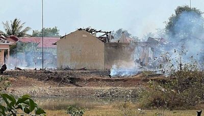 柬埔寨軍營彈藥庫爆炸 20官兵身亡、數棟建築被毀