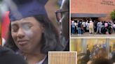 Howard University cancels graduation mid-ceremony after furious family members pound on doors, smash window