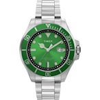 TIMEX 天美時 風格系列 經典紳士手錶 ( 綠 / 銀 TXTW2U72000)