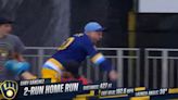 Brewers fan lost his mind after catch kept ball from going into fountains at the K