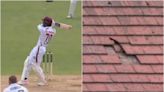 Shamar Joseph's colossal six breaks roof tiles at Trent Bridge, fans escape unhurt in bizarre moment during ENG vs WI