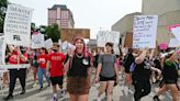 'There isn't anything worth celebrating': Hundreds protest overturning of Roe v. Wade on Independence Day