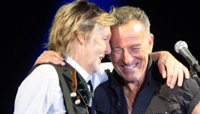 Paul McCartney Hilariously Roasts Pal Bruce Springsteen While Presenting Award