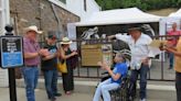 New interpretive sign on Deadwood’s lower Main St.