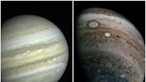 45 years ago, NASA's Voyager spacecraft flew past Jupiter. See how the iconic video compares to photos of the planet today.