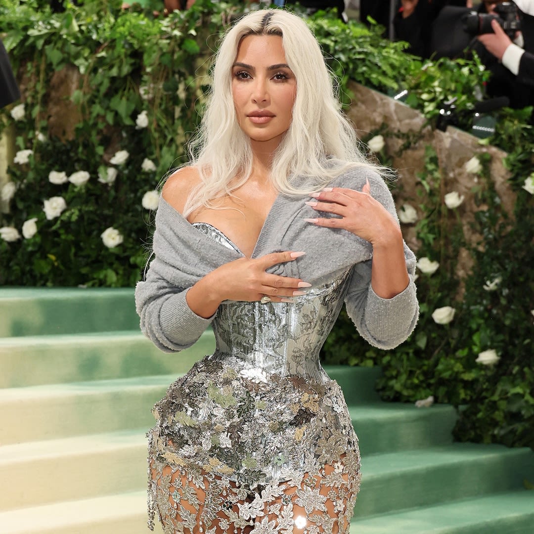 Kim Kardashian Wears Her Most Curve-Hugging Look to Date at 2024 Met Gala - E! Online