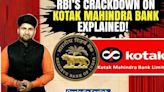 Kotak Mahindra Bank Faces RBI Ban on Online Customer Acquisition, Credit Cards| Oneindia News