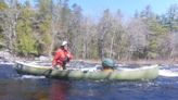 We found perfect paddling conditions for a multi-day trip on the Machias River