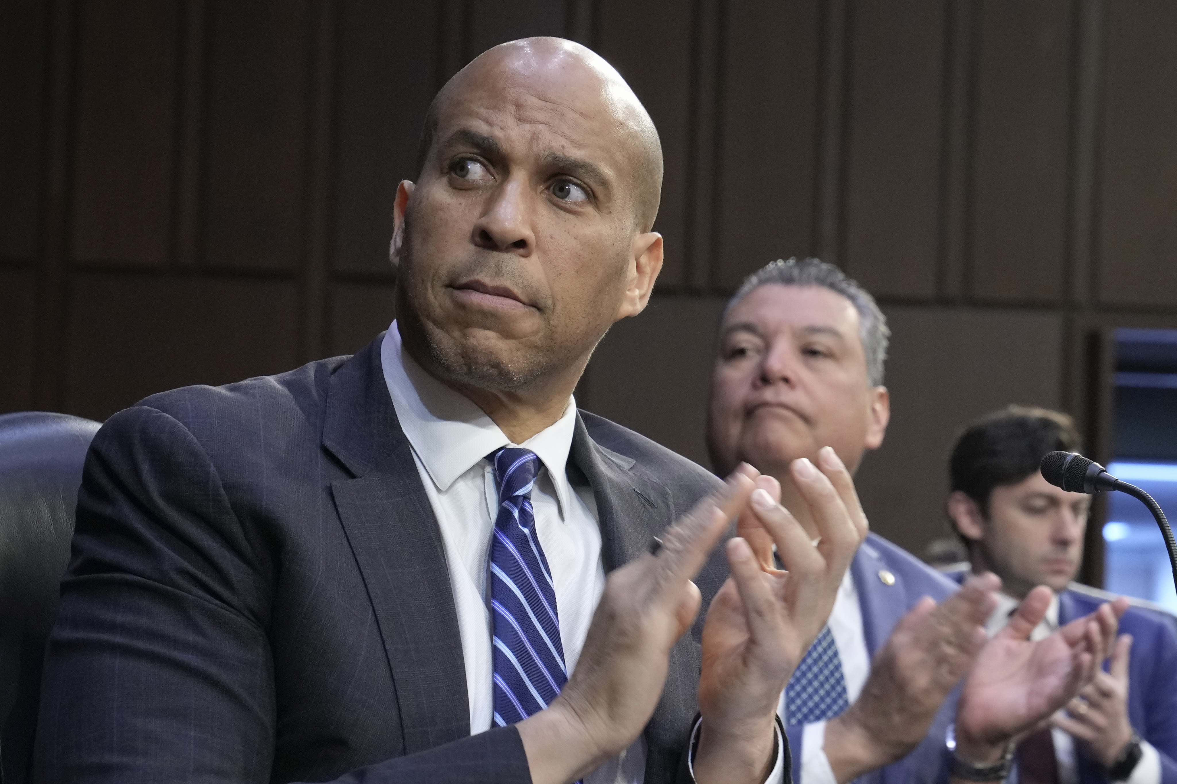 Cory Booker backs Menendez for reelection. Not that one.