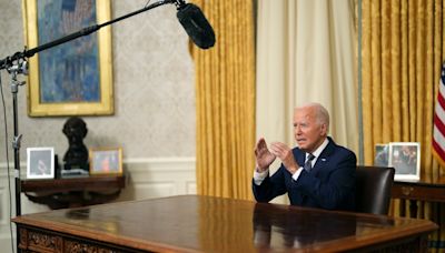 President Joe Biden says it was a ‘mistake’ to say he wanted to put a ‘bull’s-eye’ on Donald Trump