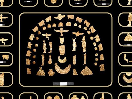 Excavation in Egyptian necropolis uncovers 63 ancient tombs and a trove of gold artifacts