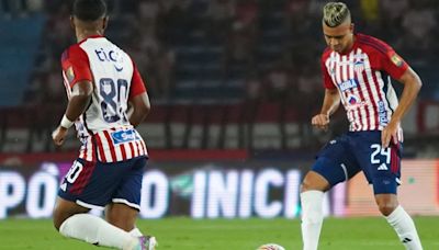 Así fue la lesión de Víctor Cantillo con Junior: salió llorando en la Copa Libertadores