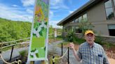 Marshall library's 26-foot chimney swift tower showcases local artist, tells birds' tale