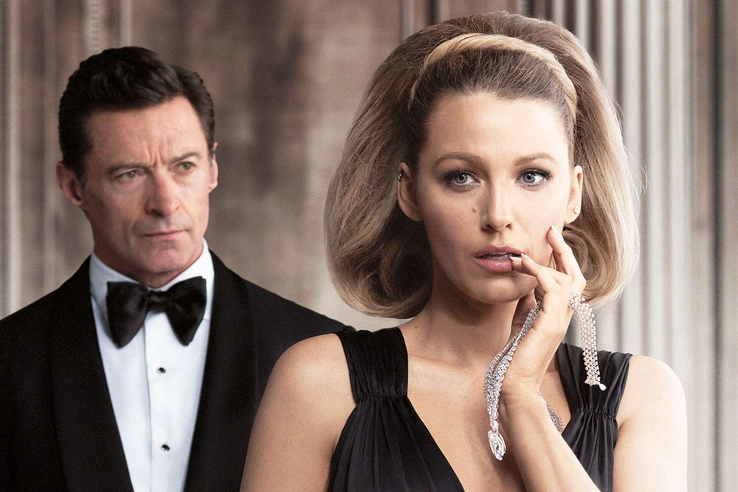 Blake Lively Stars as a Couture-Clad Cat Burglar Alongside Hugh Jackman in Striking Vogue Shoot