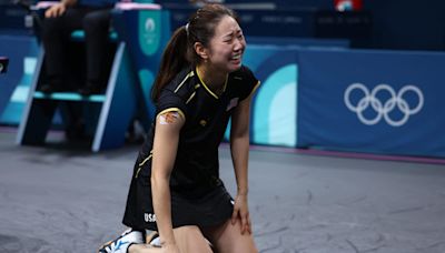 Lily Zhang Loses in Olympic Table Tennis, but Gains Anthony Edwards as a Fan