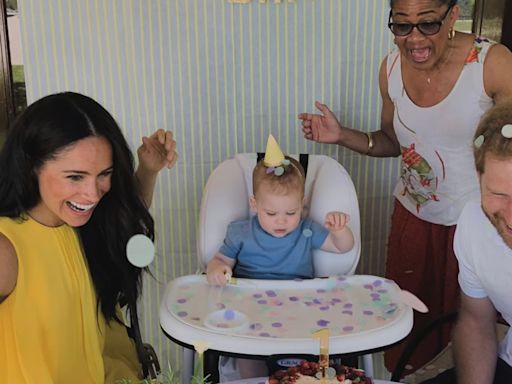 Meghan Markle Wows in Same Yellow Dress She Wore for Archie's First Birthday at Reception in Nigeria