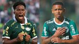 Endrick e Gabriel Jesus deixaram o Palmeiras com números parecidos; confira