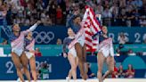 Paris Olympics: Simone Biles celebrates USA's gymnastics gold medal with a shot at Tokyo teammate MyKayla Skinner