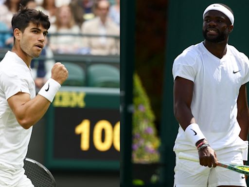 Carlos Alcaraz - Frances Tiafoe: Horario y dónde ver el partido de Wimbledon 2024, en directo