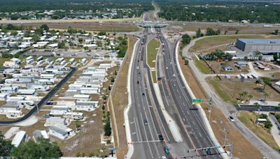 Sarasota's next diverging diamond interchange set to open Sunday at Clark Road/I-75
