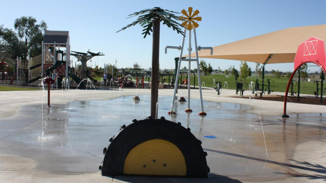 City of Nampa to open new splash pad, outdoor gym at Midway Park