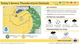 Severe storms likely across northern Ohio Wednesday. Here's when to expect them