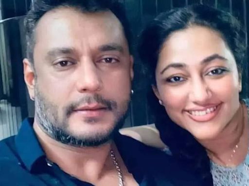 Darshan Thoogudeepa's wife Vijayalakshmi requests fans to stay calm after meeting him in jail: 'I have spoken to him in detail about the situation outside' | Kannada Movie News - Times of India