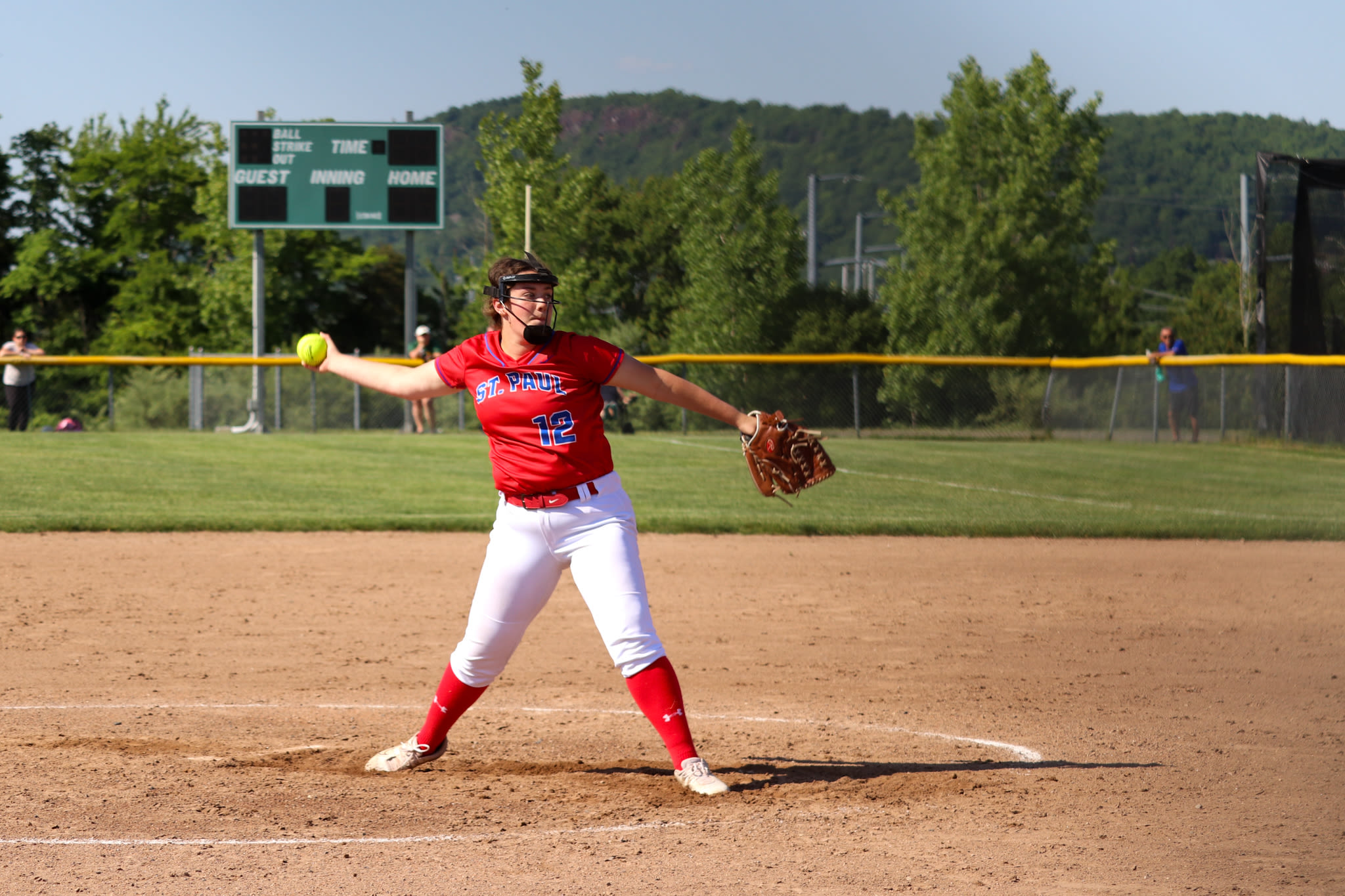 St. Paul Catholic softball bows out in Class S Semifinal, 3-1, to Holy Cross