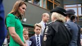 Princess Charlotte and Prince George have a ball at Wimbledon men’s final