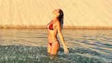 Gisele Bundchen rocks red bikini at Lencois Maranhenses in Brazil