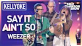 Watch Weezer & Kelly Clarkson Play "Say It Ain't So" Together And Hang Out With Brooke Shields