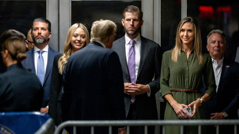 Trump’s family members have visited court during the hush money trial. Notably missing: Melania and Ivanka Trump | CNN Politics